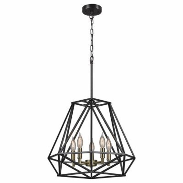 Globe Electric 5Lgt Brz Chandelier 65435